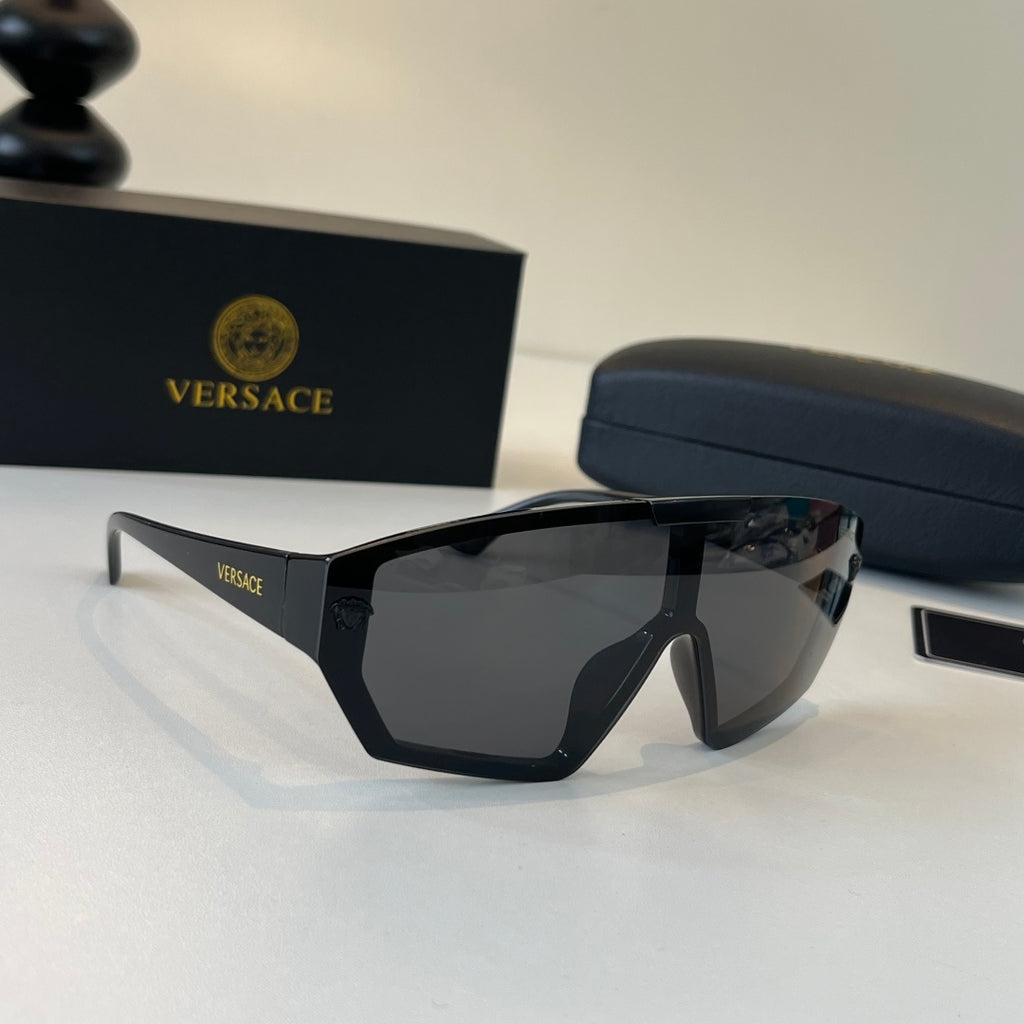 Versace Fashion Black Lens Sunglasses for Men & Women - 487846