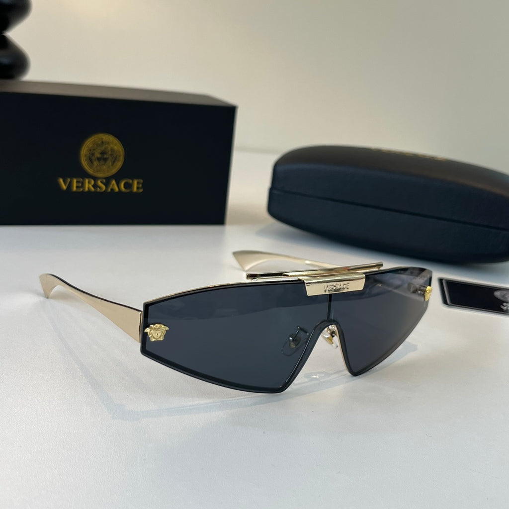 Versace Fashion Black Lens Sunglasses for Men & Women - 487847
