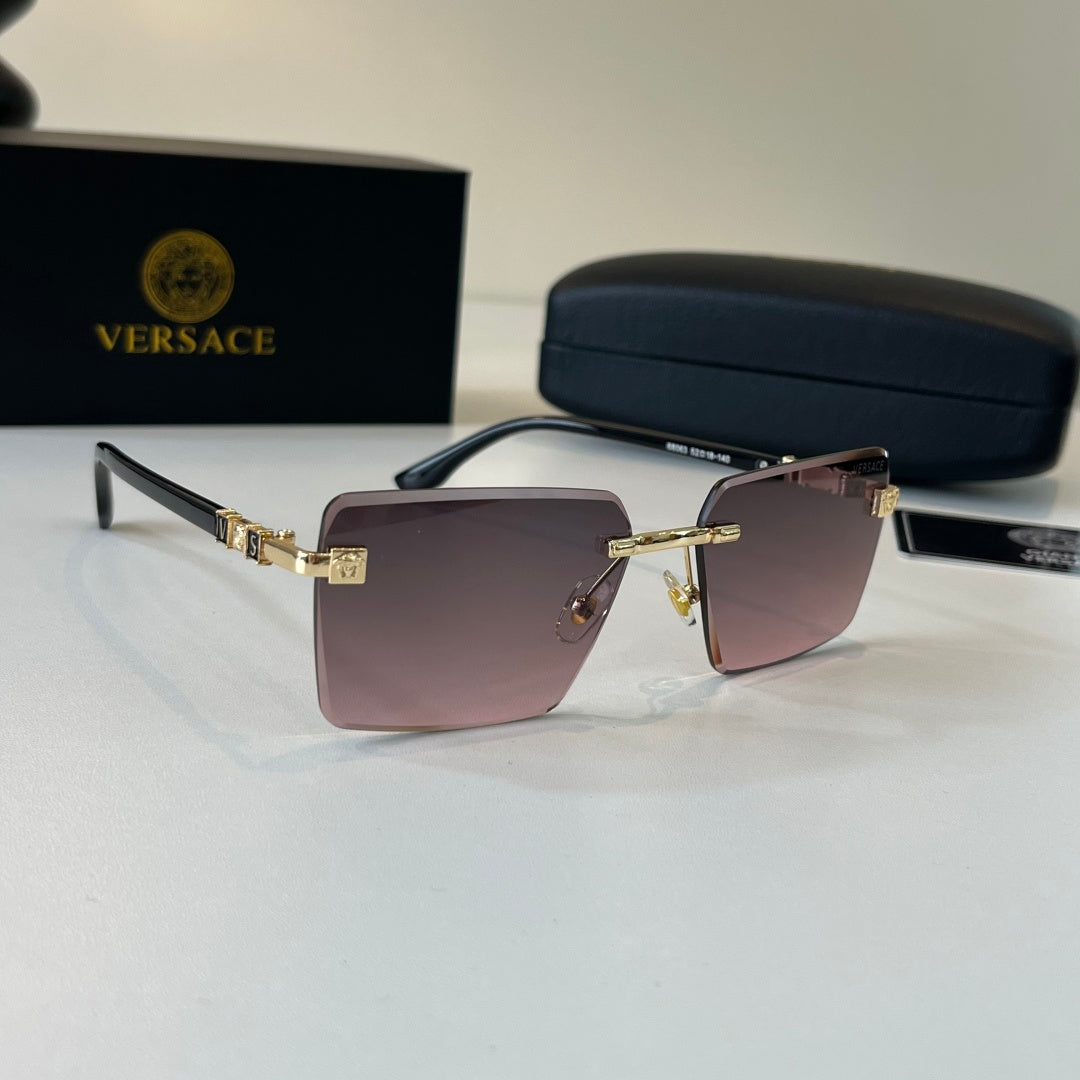 Versace Fashion Silver Lens Sunglasses for Men & Women - 487849