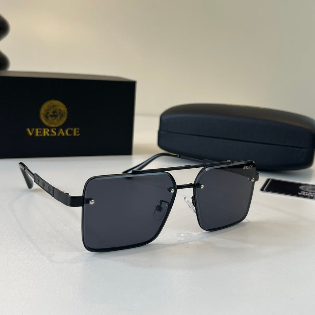 Versace Fashion Black Lens Sunglasses for Men & Women - 487854