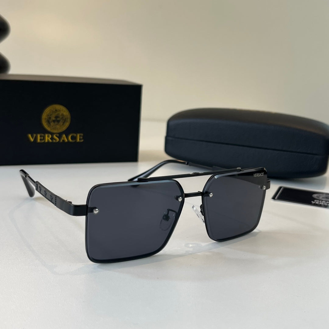 Versace Fashion Black Lens Sunglasses for Men & Women - 487854
