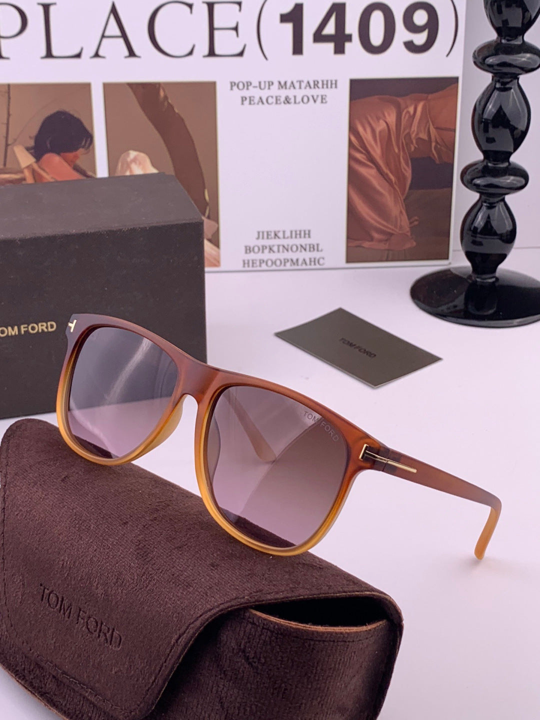Tom Ford TF6220 Polarized Fashion Red Lens Sunglasses for Men & Women - detail image 2