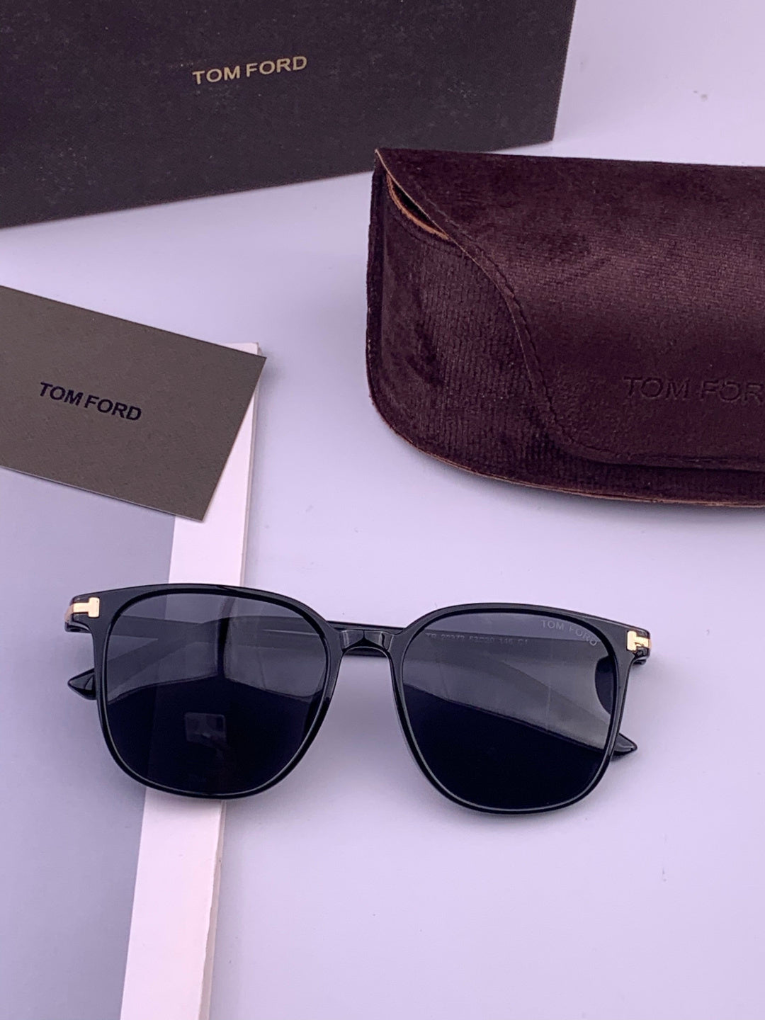 Tom Ford TF32037 Polarized Fashion Black Lens Sunglasses for Men & Women - detail image 5