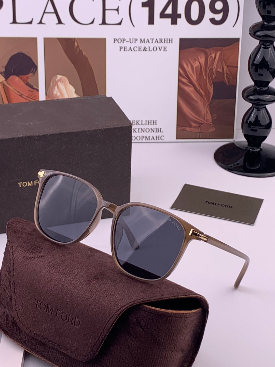 Tom Ford TF32037 Polarized Fashion Gray Lens Sunglasses for Men & Women