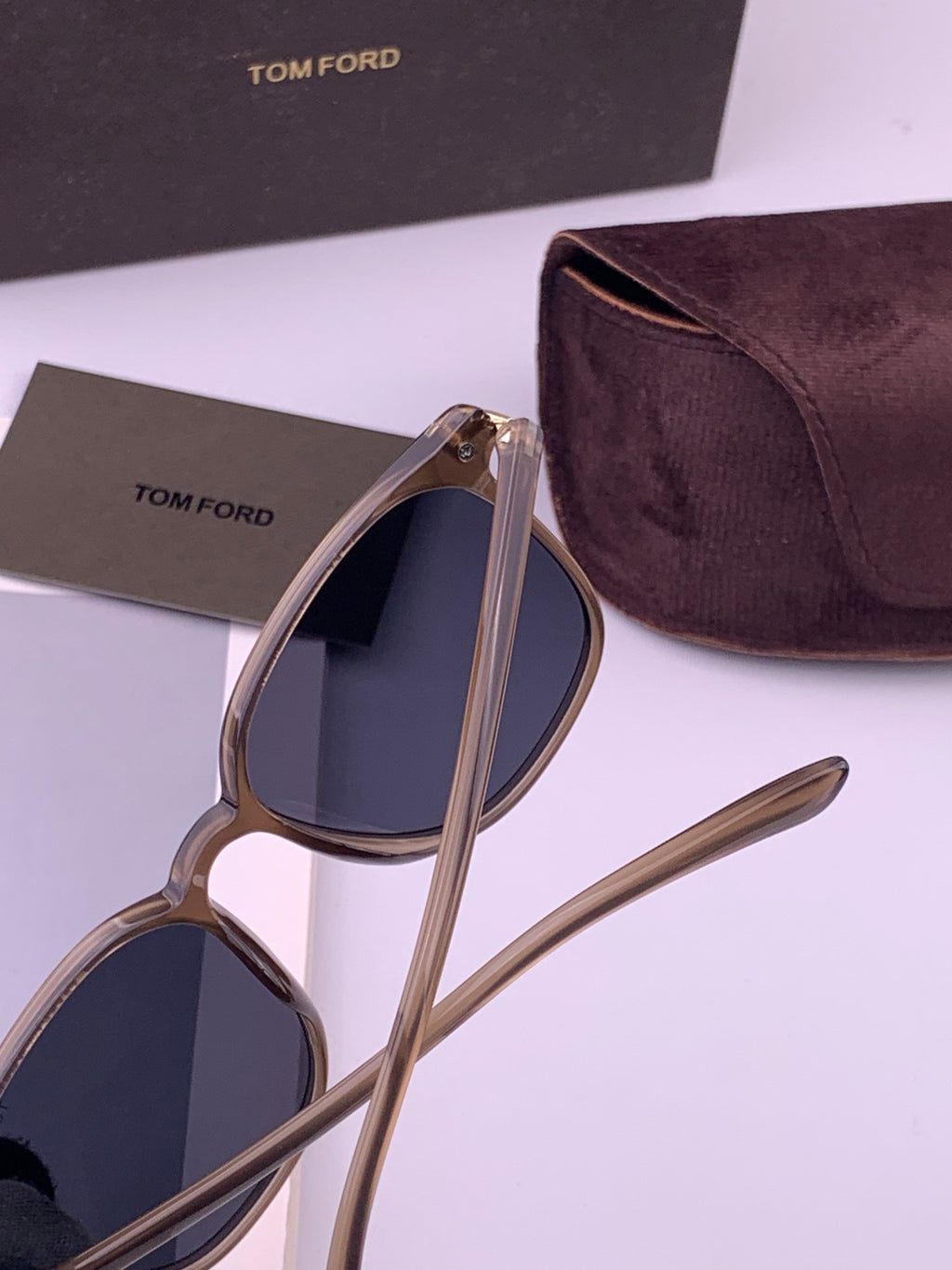 Tom Ford TF32037 Polarized Fashion Gray Lens Sunglasses for Men & Women - detail image 3
