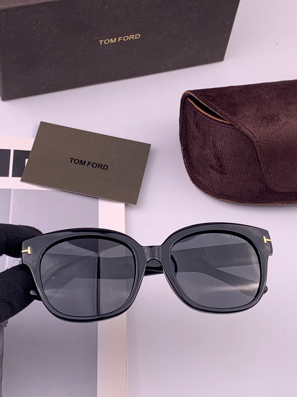 Tom Ford TF1220 Polarized Fashion Black Lens Sunglasses for Men & Women