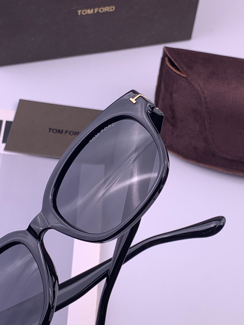 Tom Ford TF1220 Polarized Fashion Black Lens Sunglasses for Men & Women - detail image 4