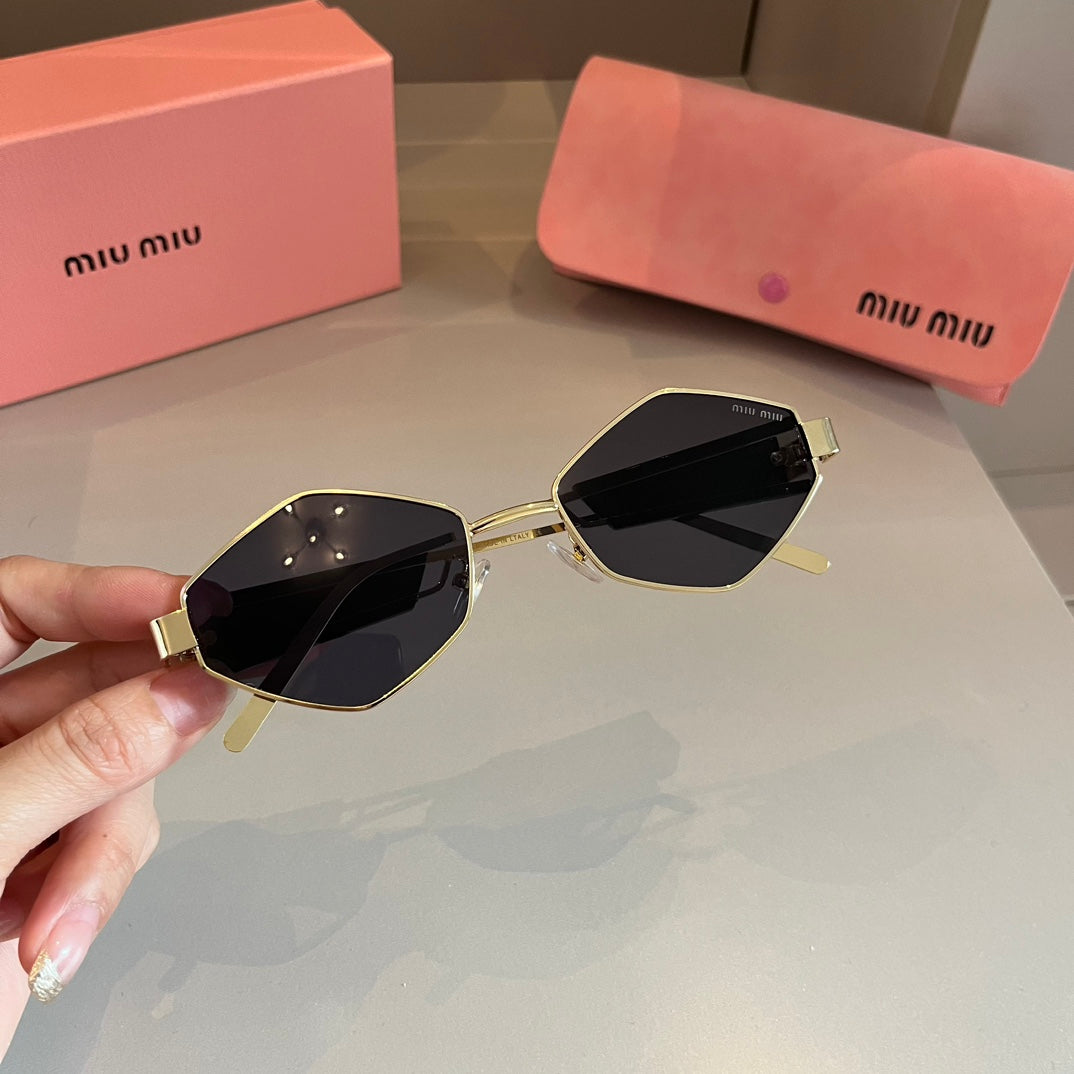 Miu Miu Square Brown Lens Sunglasses for Men & Women - 416223 - detail image 5