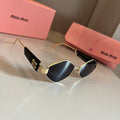 Miu Miu Square Brown Lens Sunglasses for Men & Women - 416223