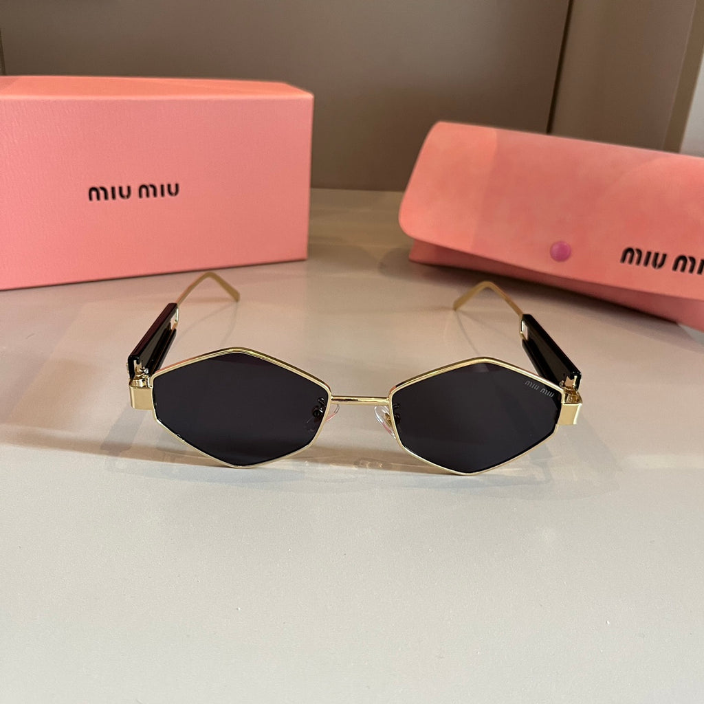 Miu Miu Square Brown Lens Sunglasses for Men & Women - 416223 - detail image 2