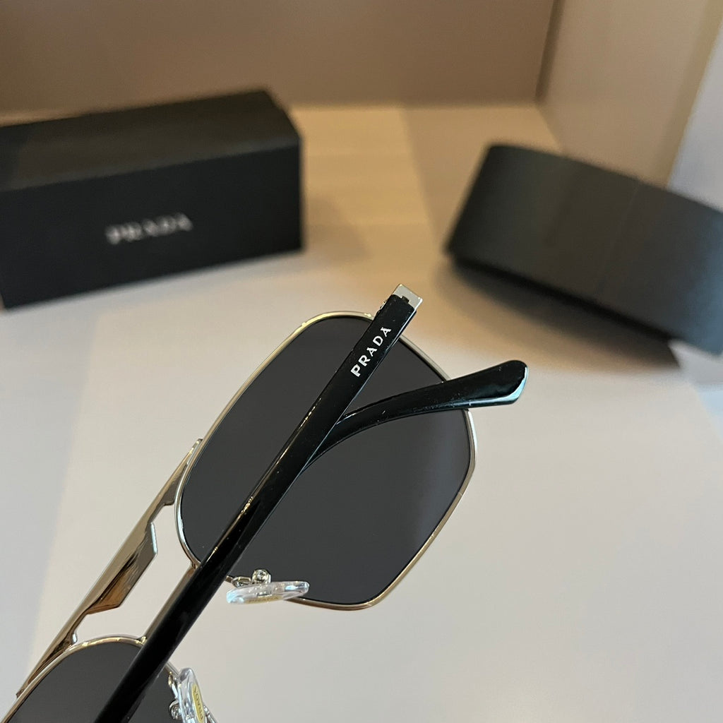 Prada Polarized Fashion Silver Lens Sunglasses for Men - 998136 - detail image 6