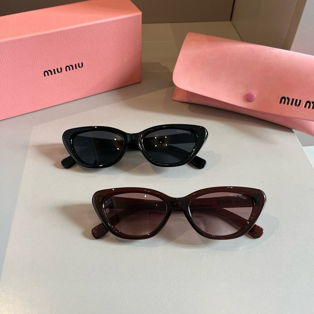 Miu Miu Cat-Eye Silver Lens Sunglasses for Men & Women - 416221 - detail image 9