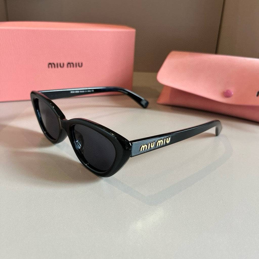 Miu Miu Cat-Eye Silver Lens Sunglasses for Men & Women - 416221 - detail image 4