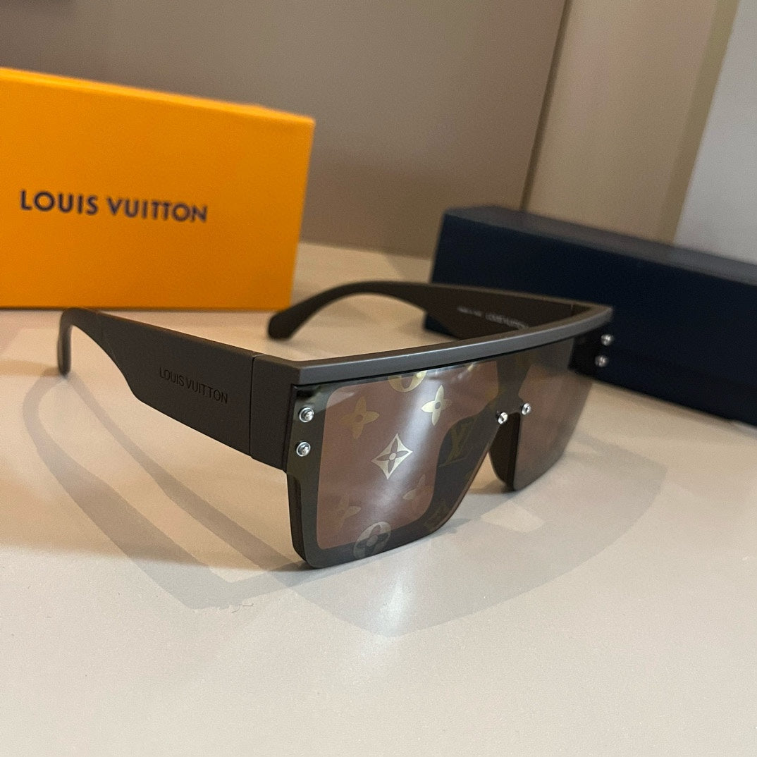 Louis Vuitton Fashion Brown Lens Sunglasses for Men & Women - 414925