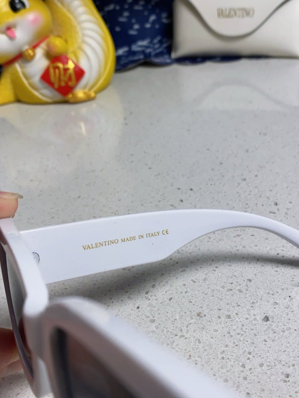 Valentino Square Silver Lens Sunglasses for Men & Women - 372550 - detail image 7