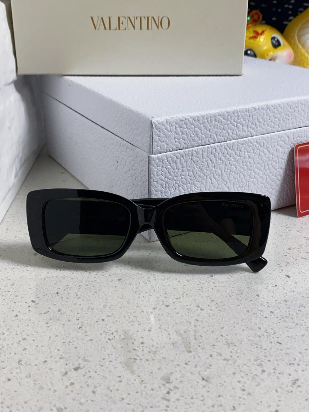 Valentino Square Silver Lens Sunglasses for Men & Women - detail image 8