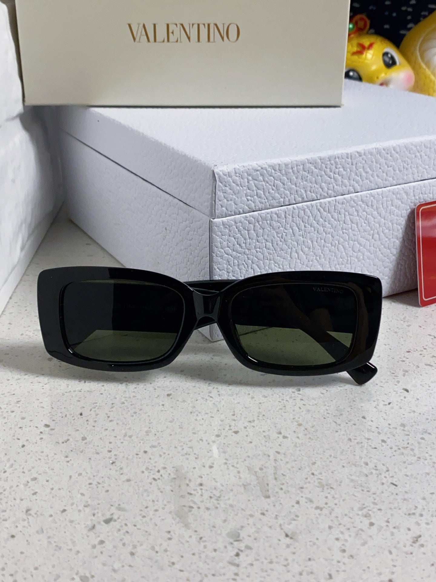 Valentino Square Silver Lens Sunglasses for Men & Women - detail image 8