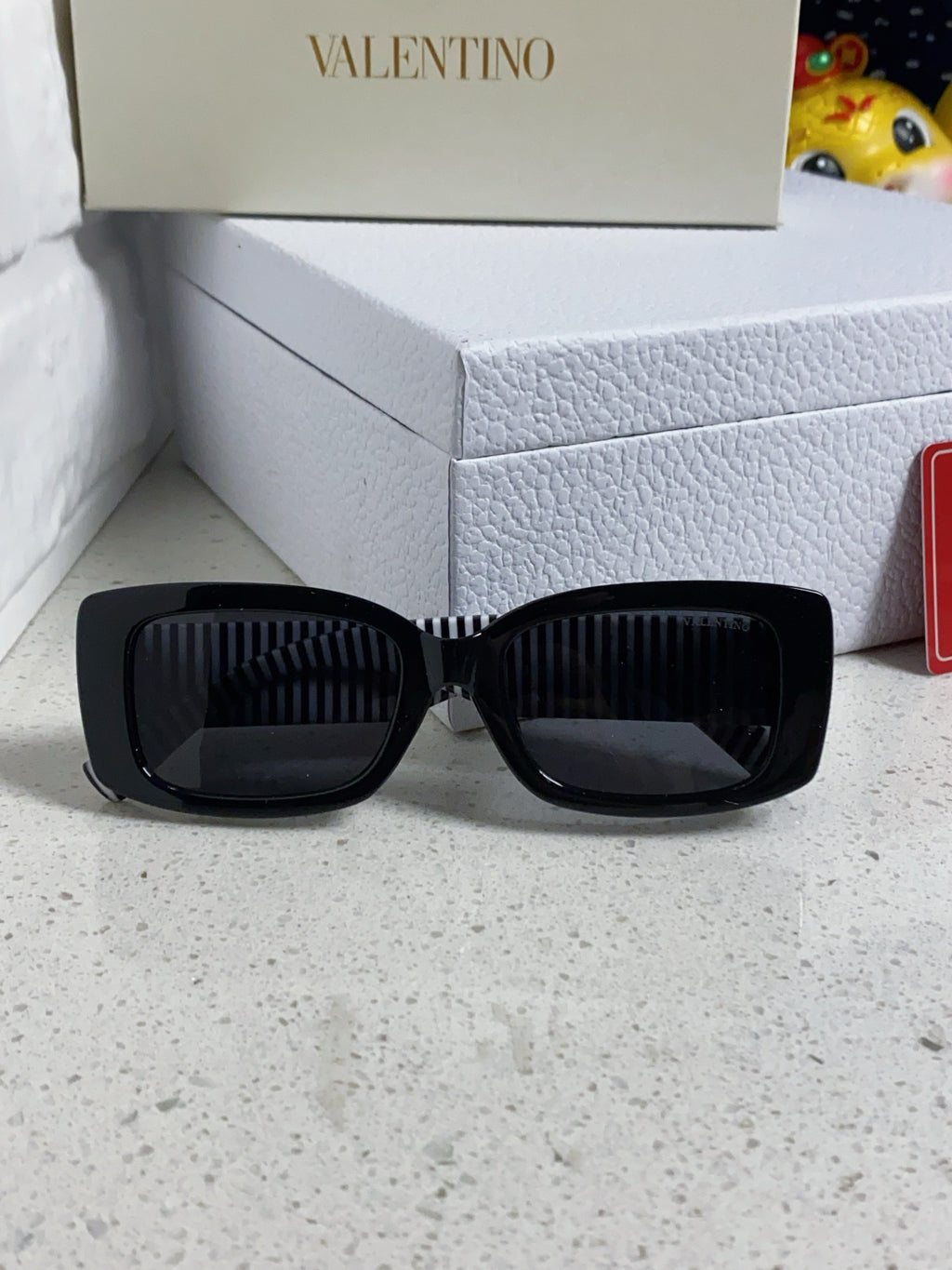 Valentino Square Blue Lens Sunglasses for Men & Women - detail image 8