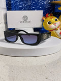 Versace Rectangular Silver Lens Sunglasses for Men & Women