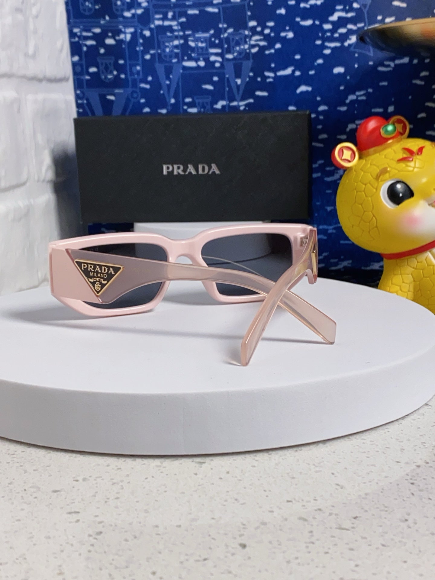 Prada Square Silver Lens Sunglasses for Men & Women - 372077 - detail image 3