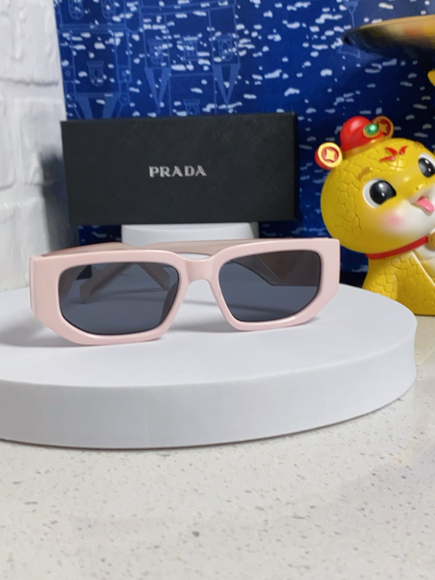 Prada Square Silver Lens Sunglasses for Men & Women - 934938 - detail image 2