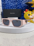 Prada Square Silver Lens Sunglasses for Men & Women - 372077