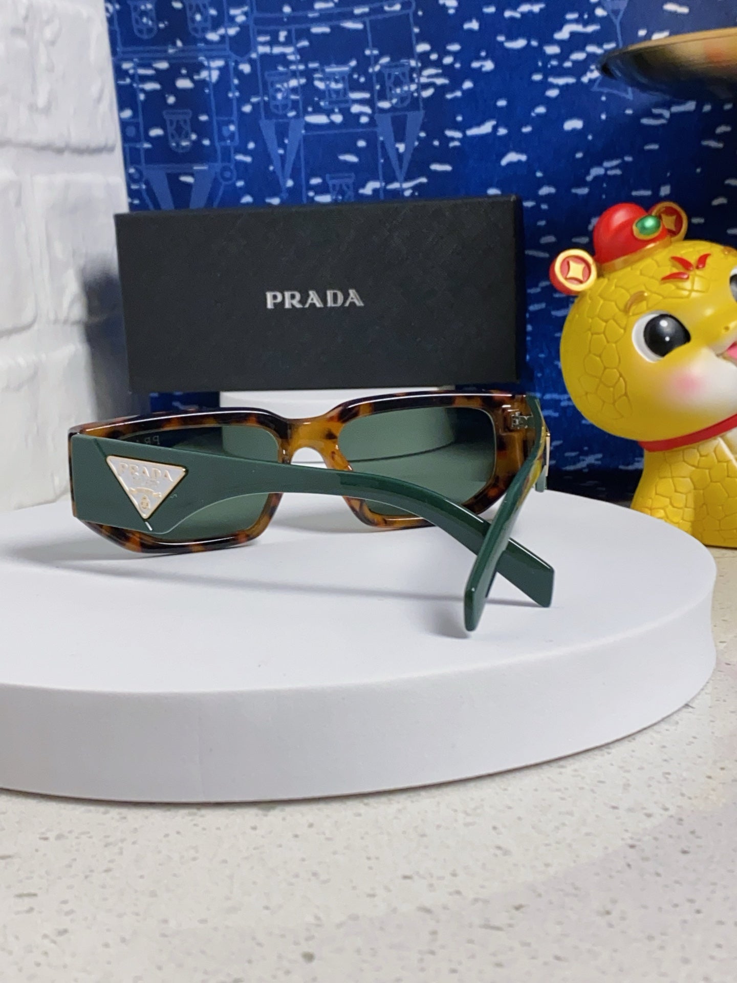 Prada Square Silver Lens Sunglasses for Men & Women - 372079 - detail image 3