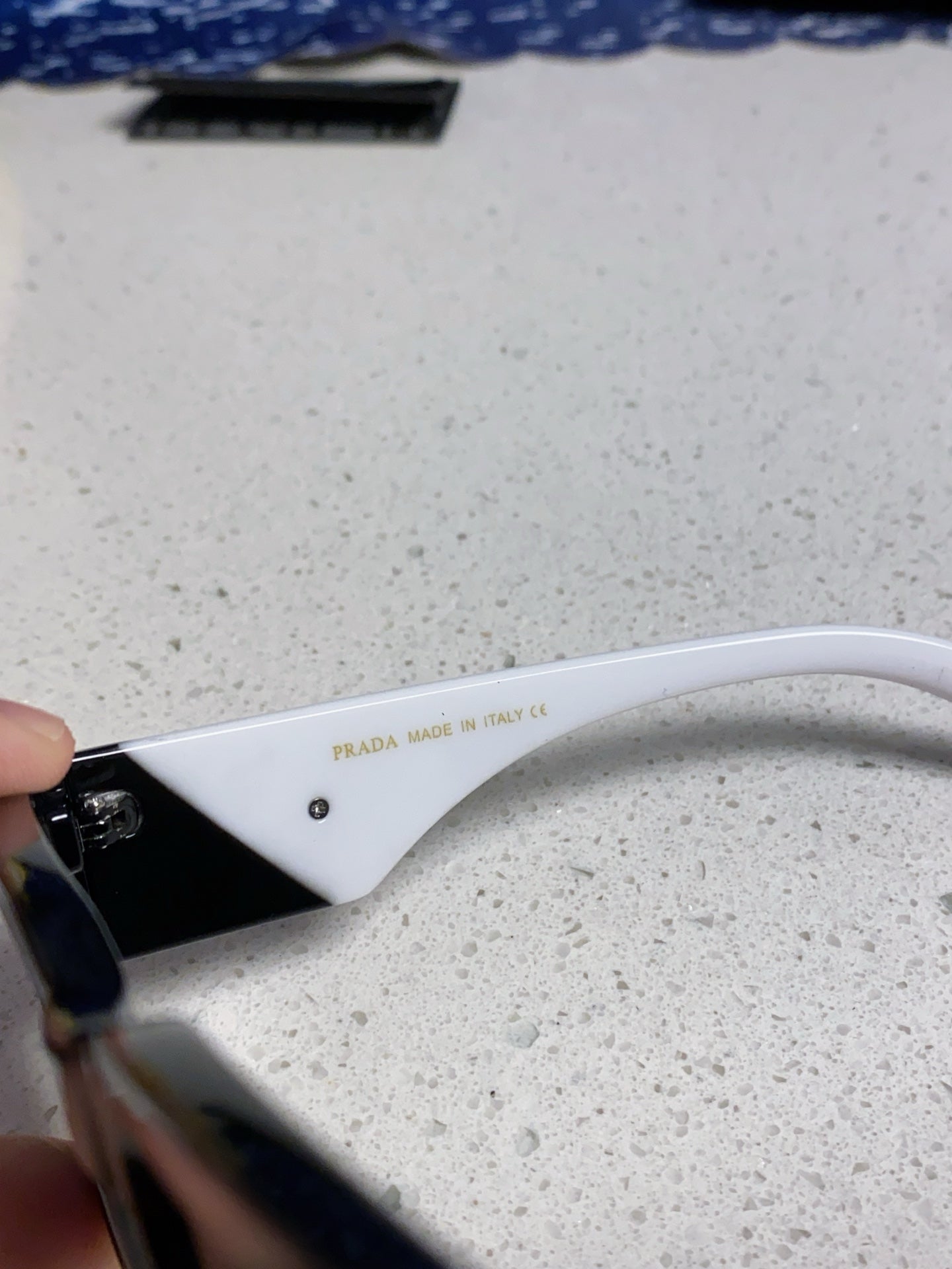 Prada Square Silver Lens Sunglasses for Men & Women - 934942 - detail image 7