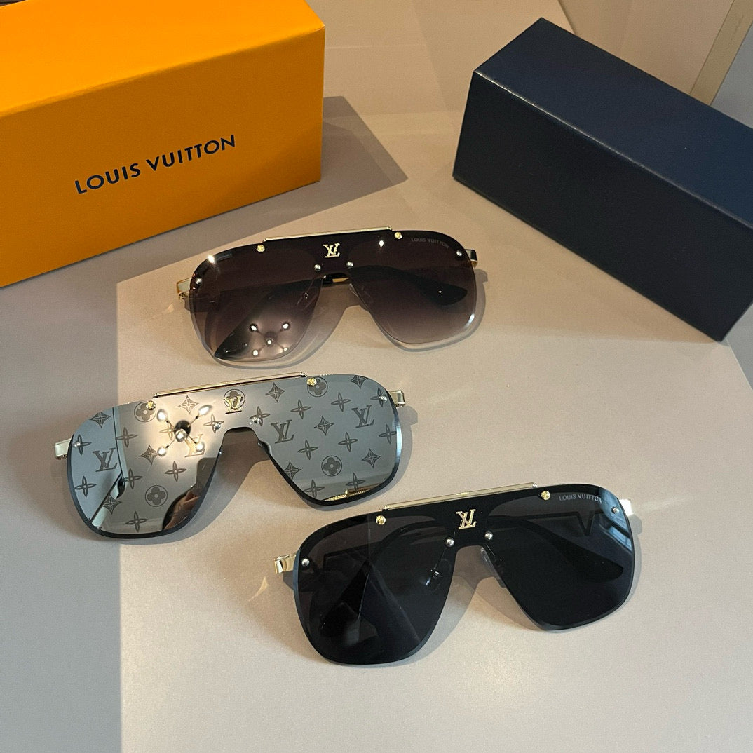 Louis Vuitton Metal Fashion Gold Lens Sunglasses for Men & Women - 381790 - detail image 9