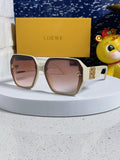 Loewe Square Red Lens Sunglasses for Women - 372541
