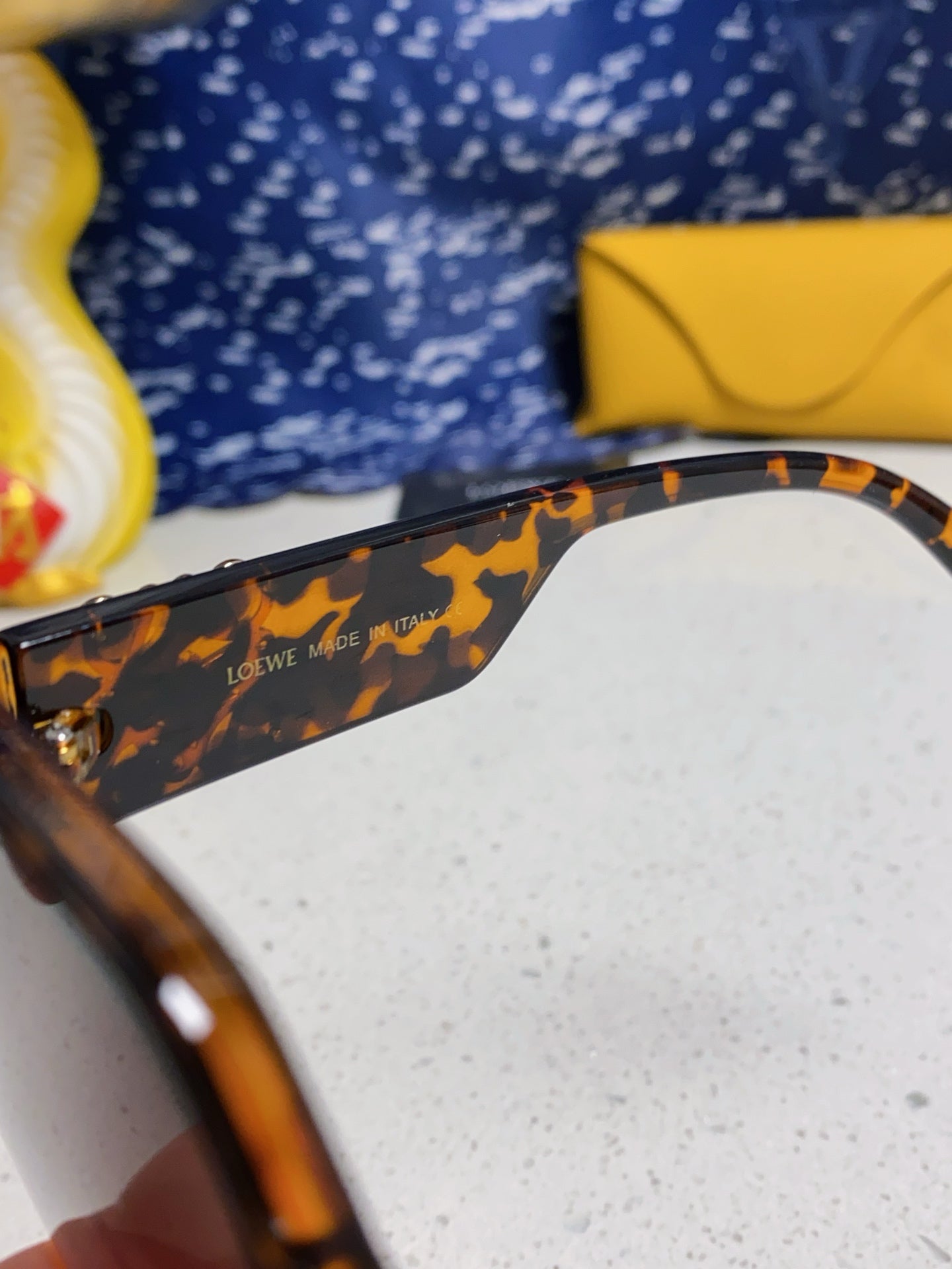 Loewe Square Red Lens Sunglasses for Women - detail image 7