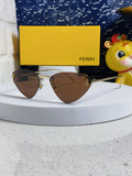 Fendi Lightweight Rimless Brown Lens Sunglasses for Women - 372478