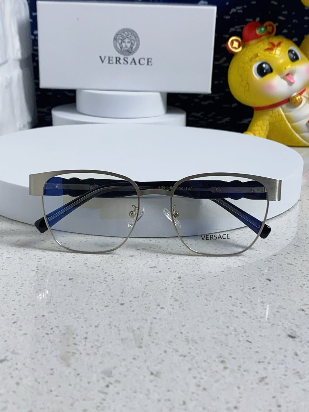 Versace Metal Fashion Silver Lens Sunglasses for Men & Women - 372533 - detail image 8