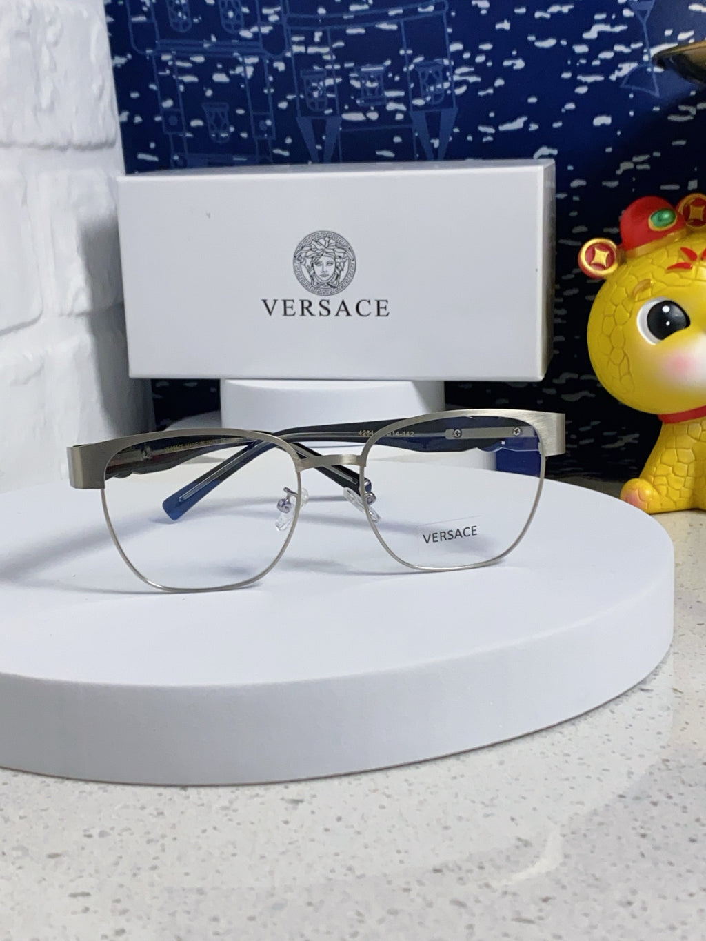 Versace Metal Fashion Silver Lens Sunglasses for Men & Women - 372533 - detail image 2