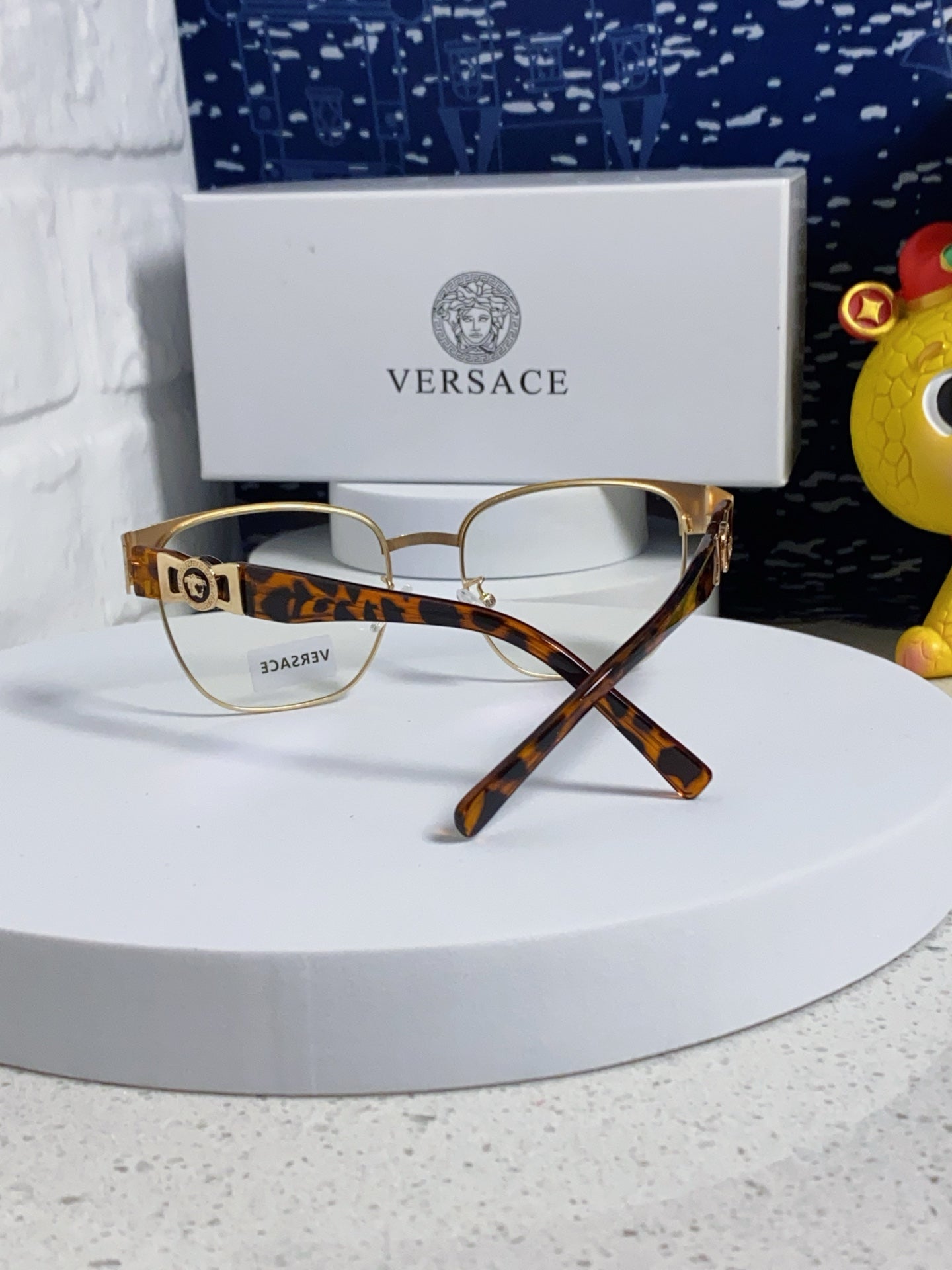 Versace Metal Fashion Silver Lens Sunglasses for Men & Women - 372535 - detail image 3