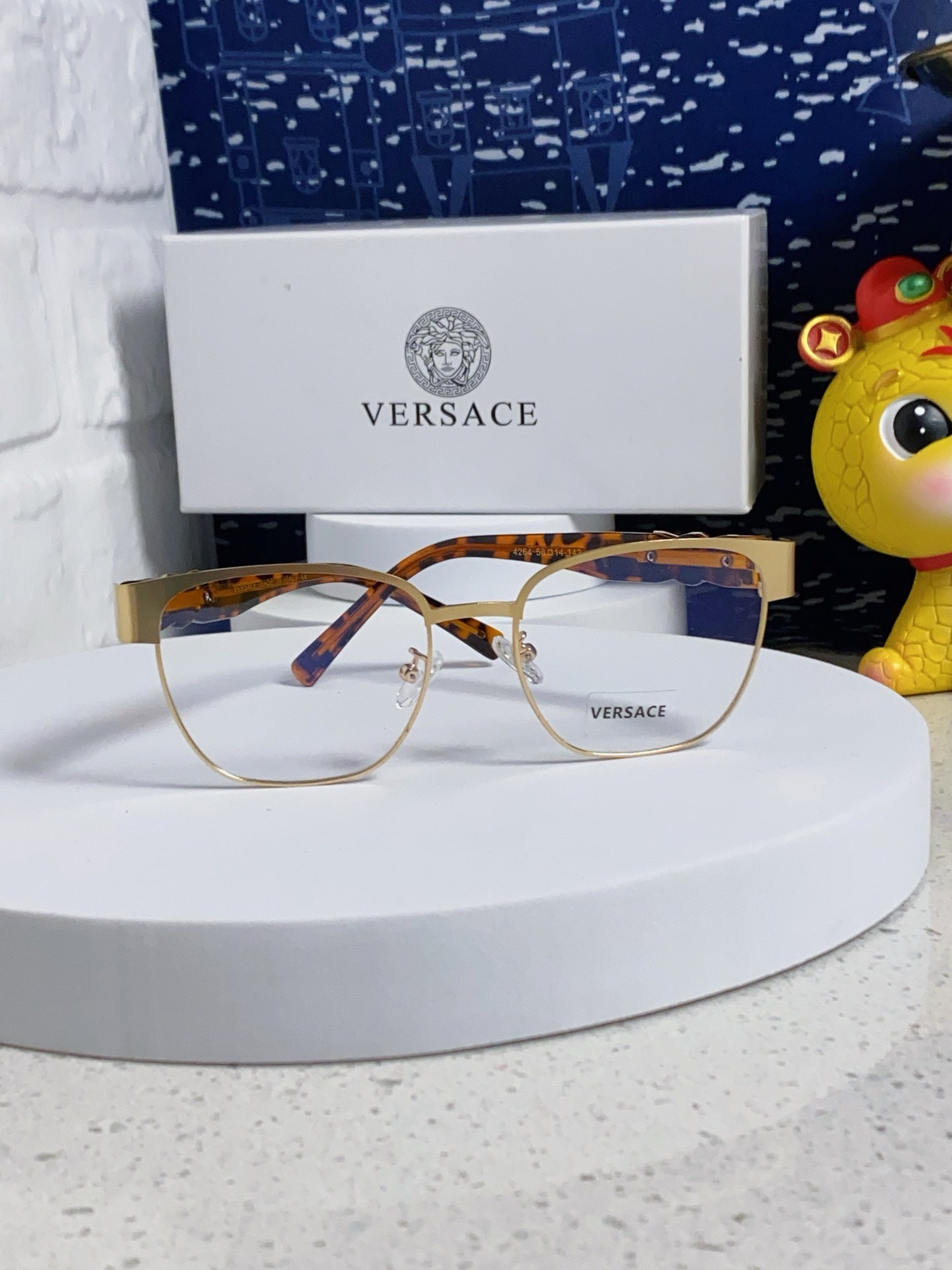 Versace Metal Fashion Silver Lens Sunglasses for Men & Women - 372535 - detail image 2
