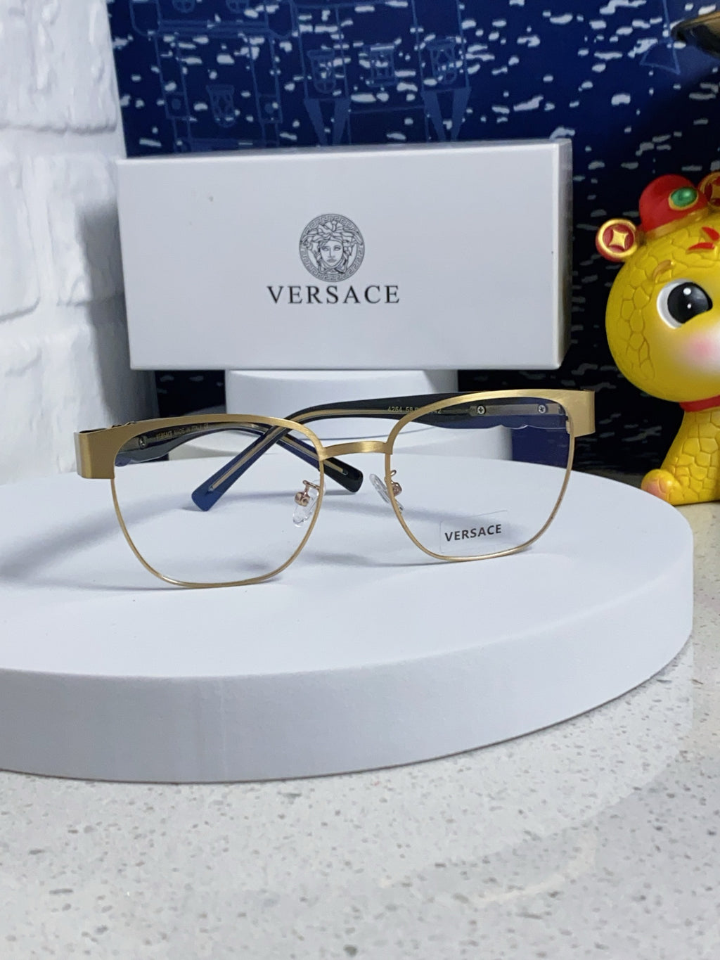 Versace Metal Fashion Silver Lens Sunglasses for Men & Women - 372536 - detail image 2