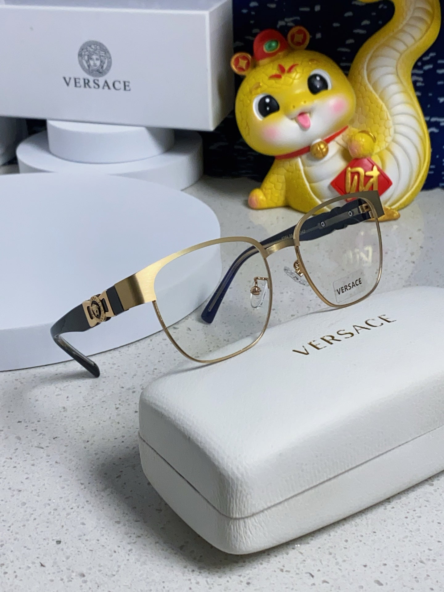 Versace Metal Fashion Silver Lens Sunglasses for Men & Women - 372536 - detail image 9