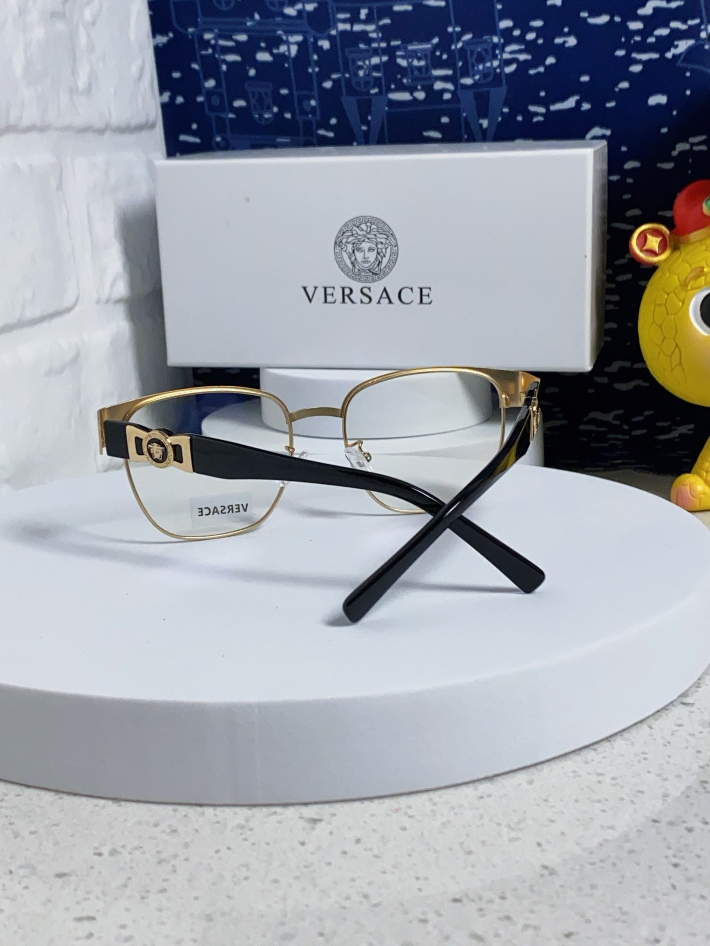 Versace Metal Fashion Silver Lens Sunglasses for Men & Women - 372536 - detail image 3