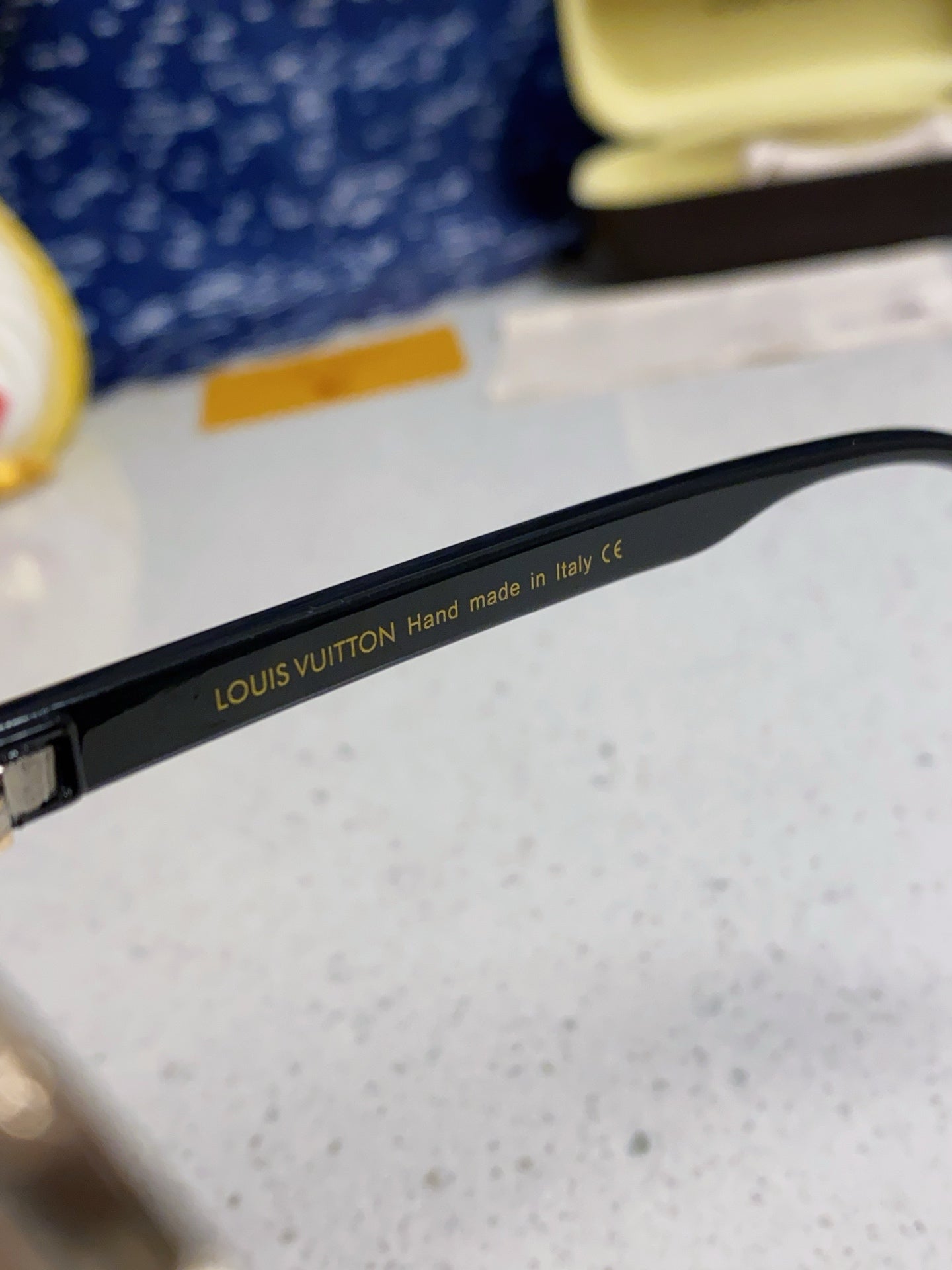 Louis Vuitton Metal Aviator Blue Lens Sunglasses for Men & Women - 381781 - detail image 8
