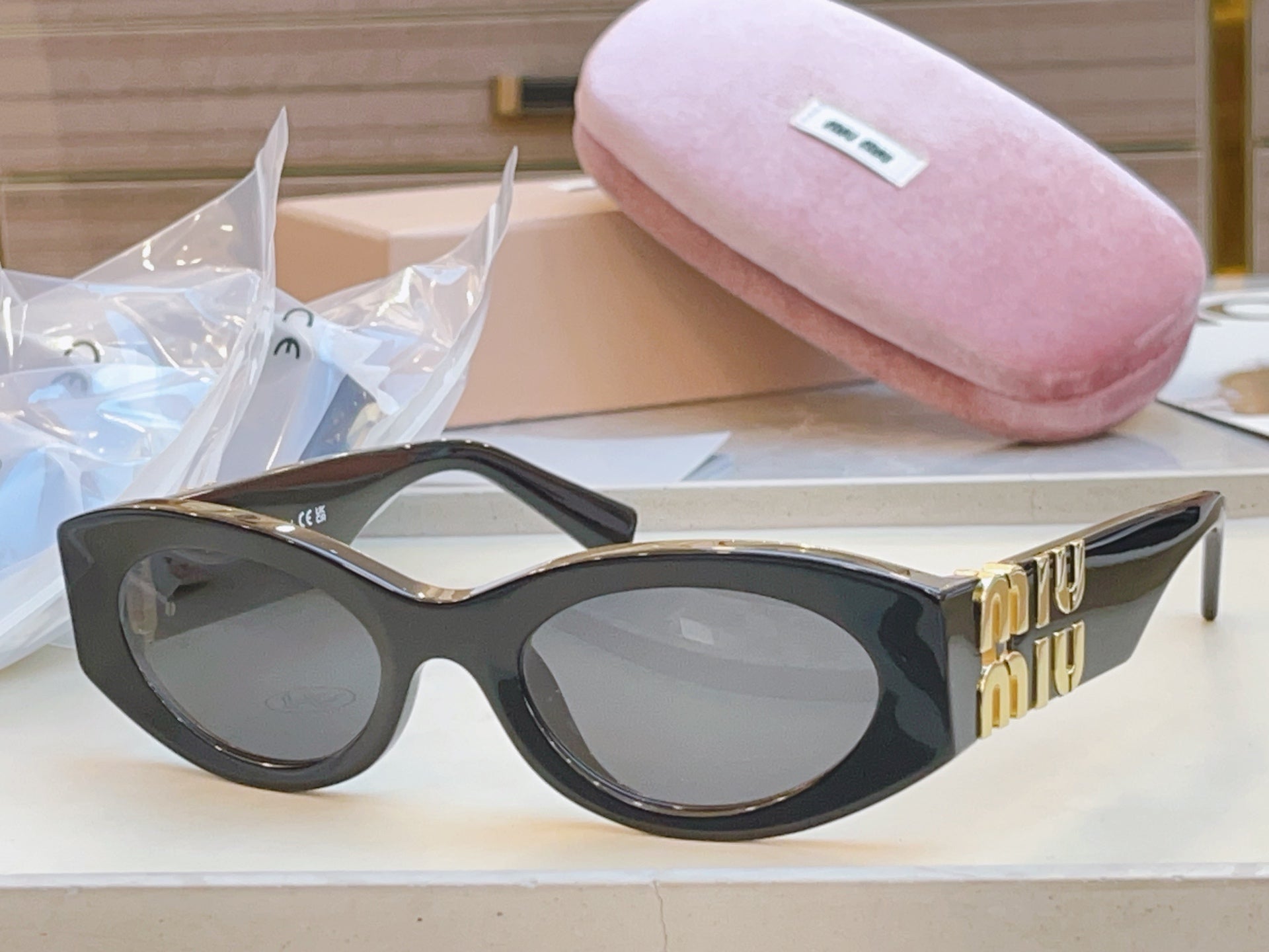 Miu Miu Fashion Red Lens Sunglasses for Men & Women - 382983 - detail image 4