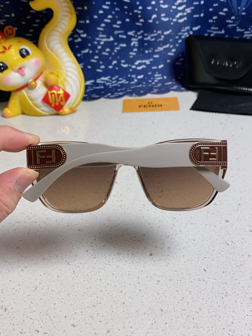 Fendi Polarized Cat-Eye Brown Lens Sunglasses for Men & Women - 449814 - detail image 5