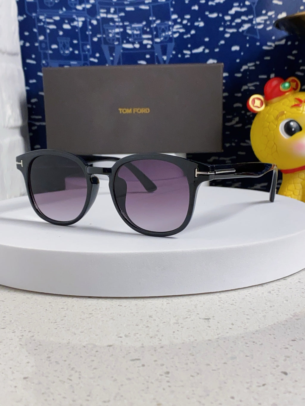 Tom Ford Square Silver Lens Sunglasses for Men & Women