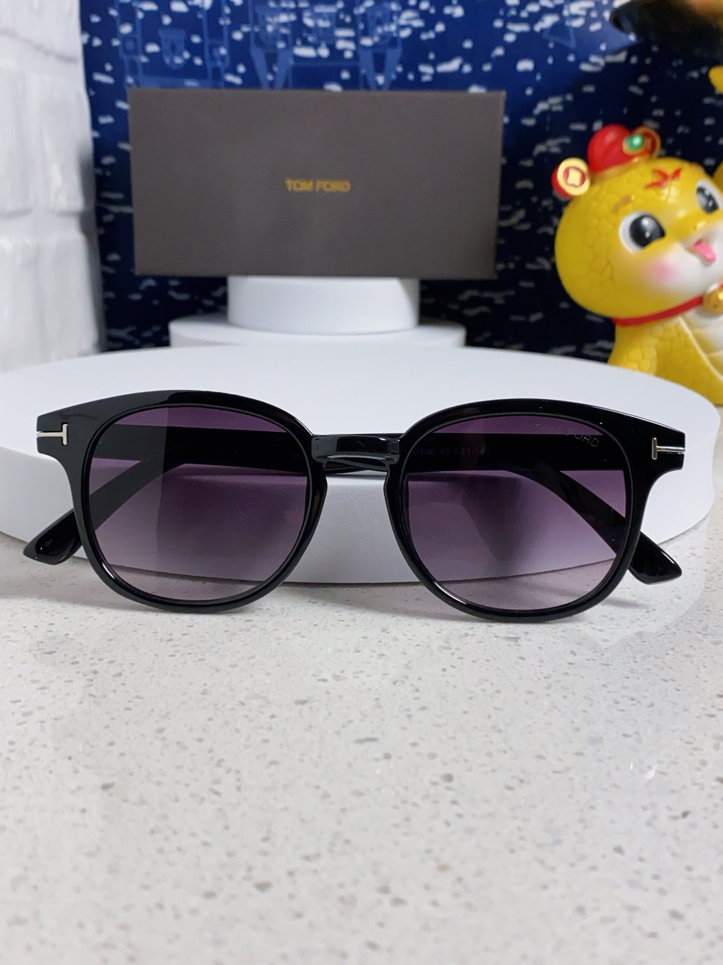 Tom Ford Square Silver Lens Sunglasses for Men & Women - detail image 9