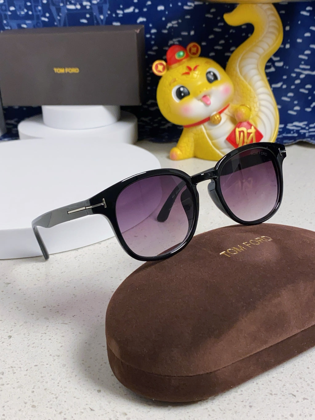 Tom Ford Square Silver Lens Sunglasses for Men & Women - detail image 10
