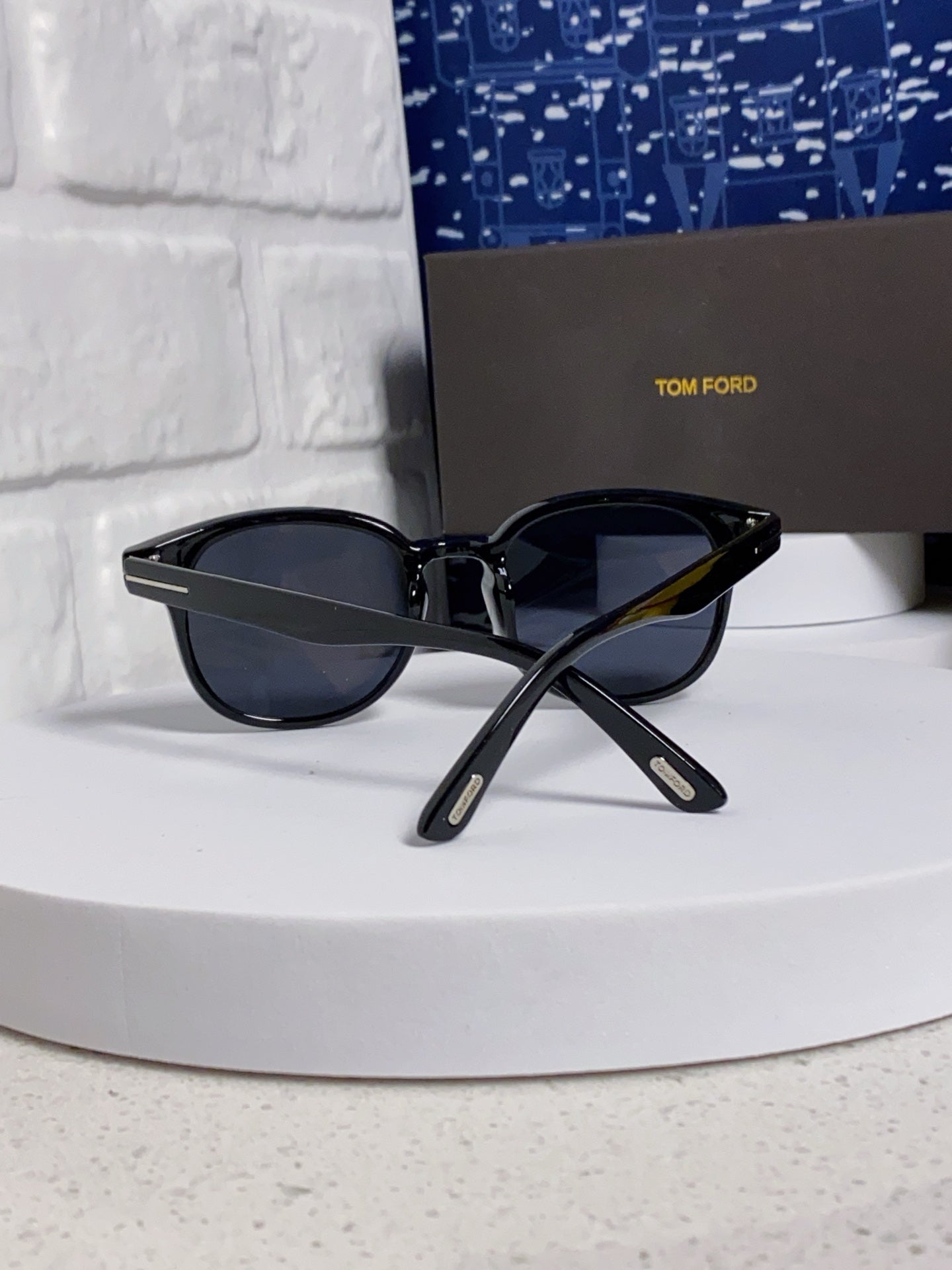 Tom Ford Square Blue Lens Sunglasses for Men & Women - detail image 3