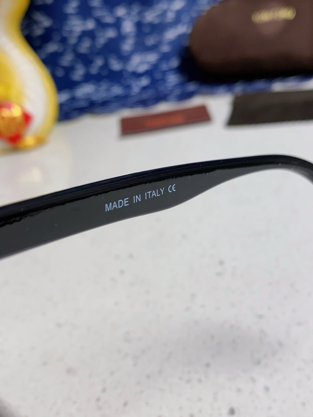 Tom Ford Square Blue Lens Sunglasses for Men & Women - detail image 8
