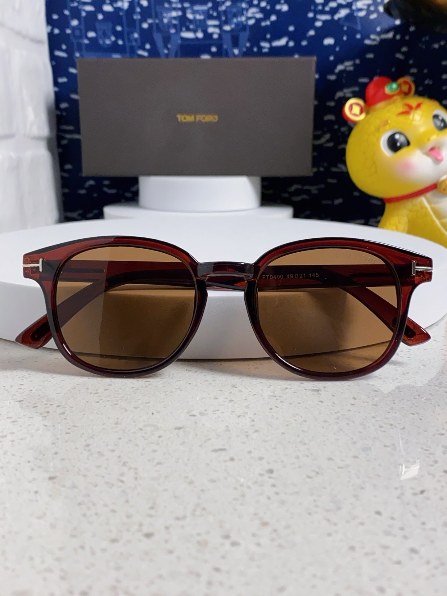 Tom Ford Square Brown Lens Sunglasses for Men & Women - detail image 9