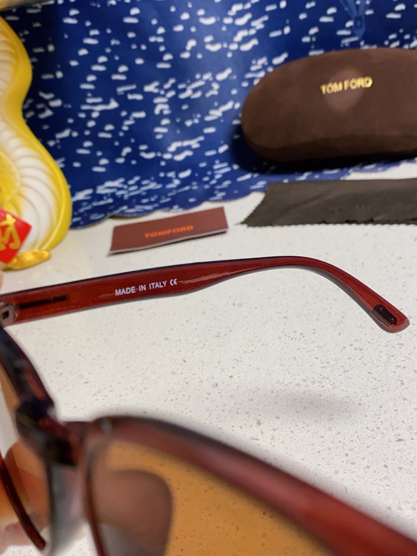Tom Ford Square Brown Lens Sunglasses for Men & Women - detail image 8