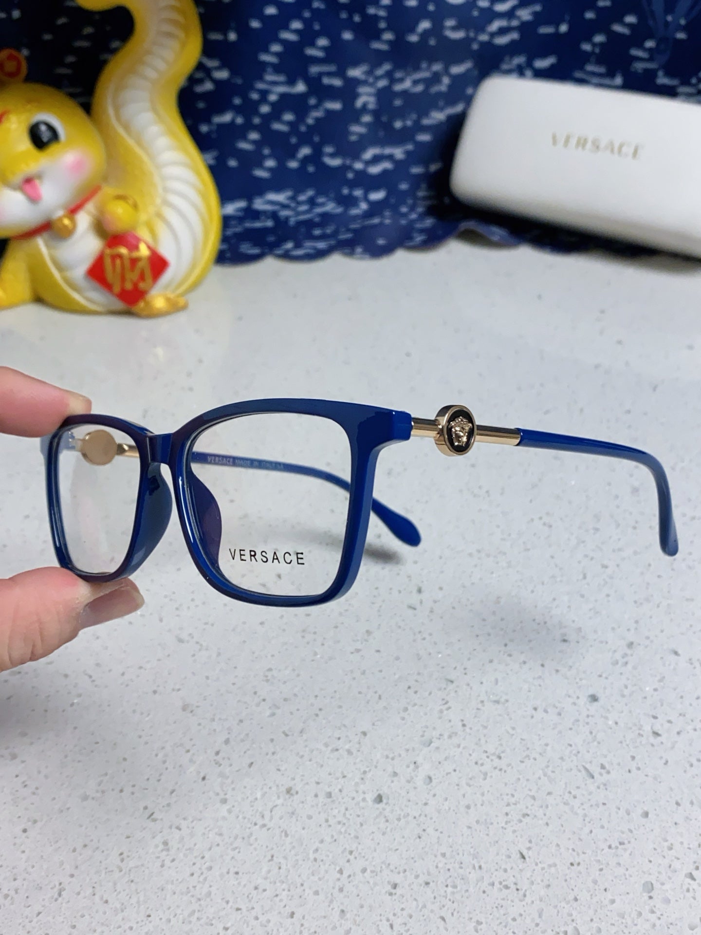Versace Square Silver Lens Sunglasses for Men & Women - 449887 - detail image 6